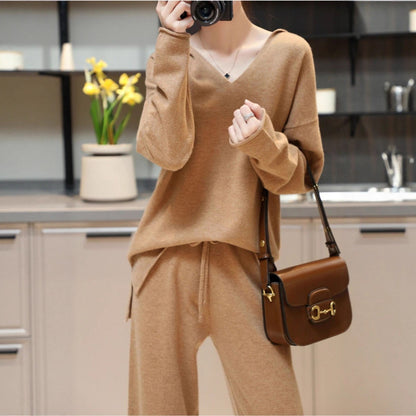 Damen Pullover V-Ausschnitt Weiches Material Lässiger Schnitt