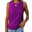 Damen Ärmelloses T-Shirt Elegant Schnitt Eveloria