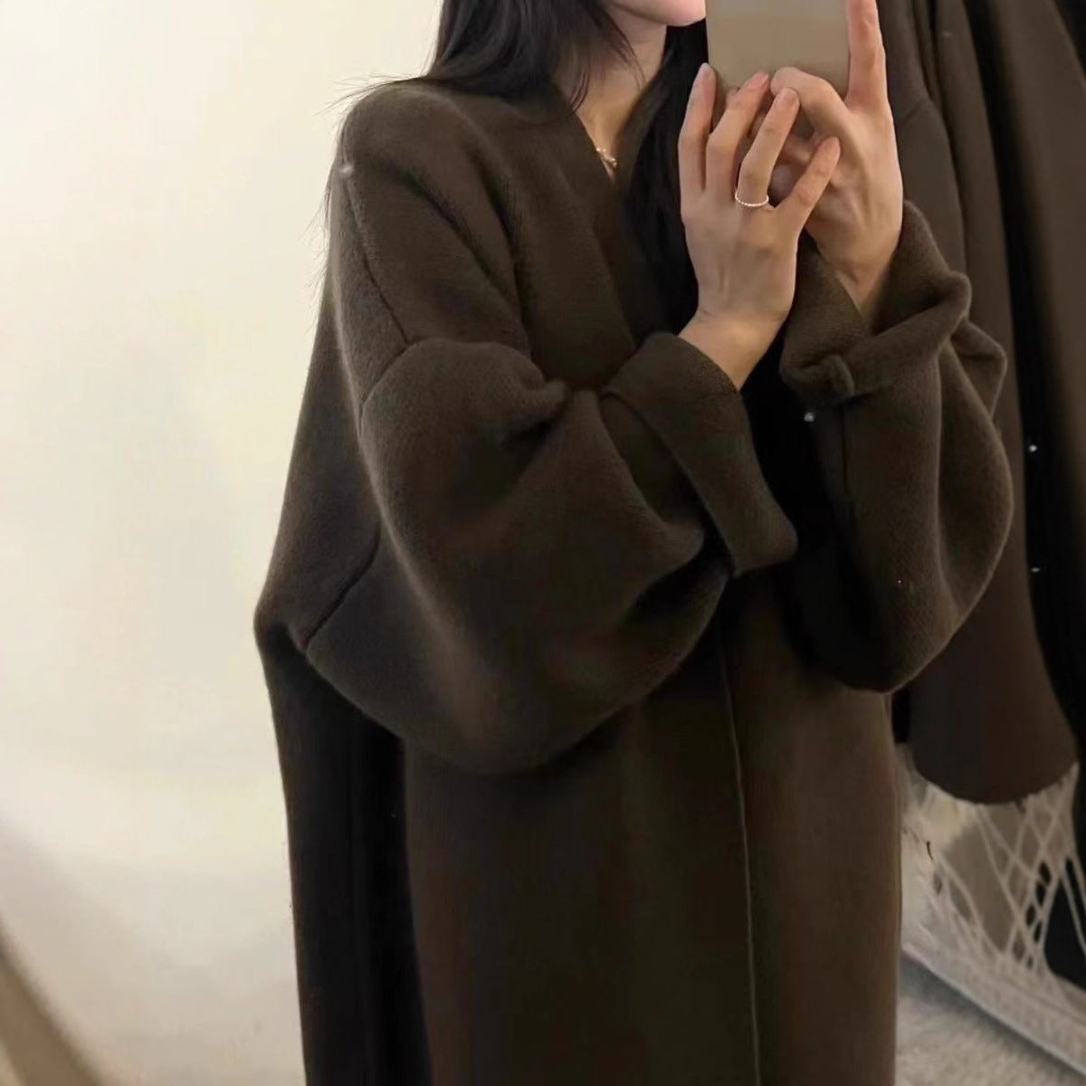 Damen Oversized Strickjacke Warm Eveloria