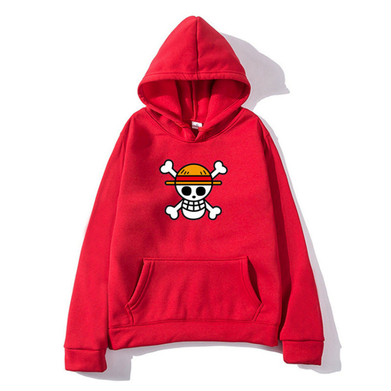 Damen Kapuzenpullover Piratenmotiv Bequem Eveloria