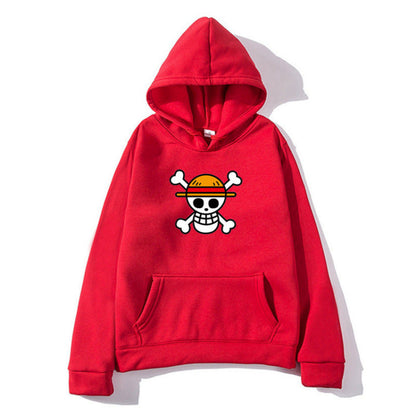 Damen Kapuzenpullover Piratenmotiv Bequem Eveloria
