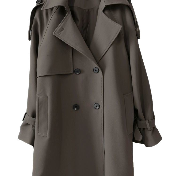 Damen Trenchcoat Strukturiertes Design Eveloria