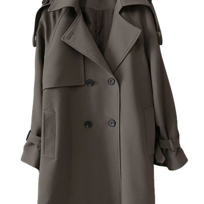 Damen Trenchcoat Strukturiertes Design Eveloria
