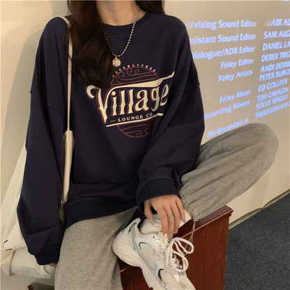 Damen Oversized Pullover Atmungsaktives Material Bequem Grau
