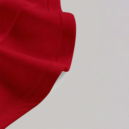 Damen Minikleid Figurbetont Rüschen Herzausschnitt Eveloria