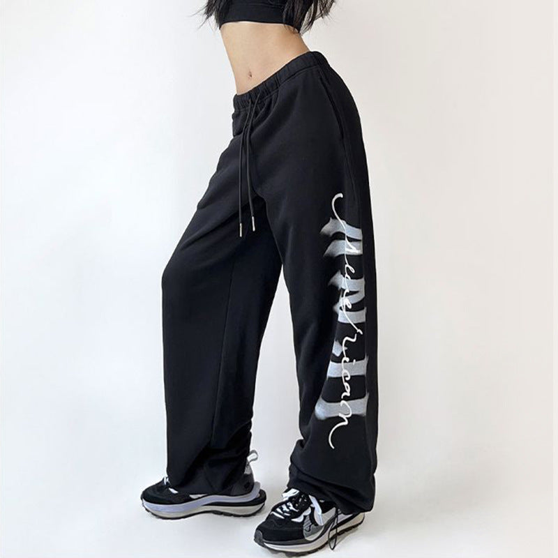 Damen Freizeithose mit Schriftzug