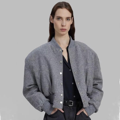 Damen Oversized-Jacke Wollmix Eveloria
