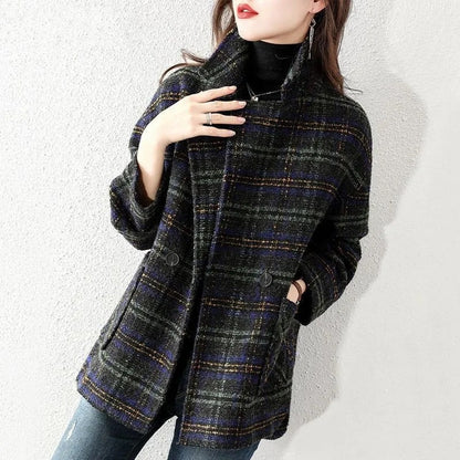 Damen Karojacke Oversized Eveloria