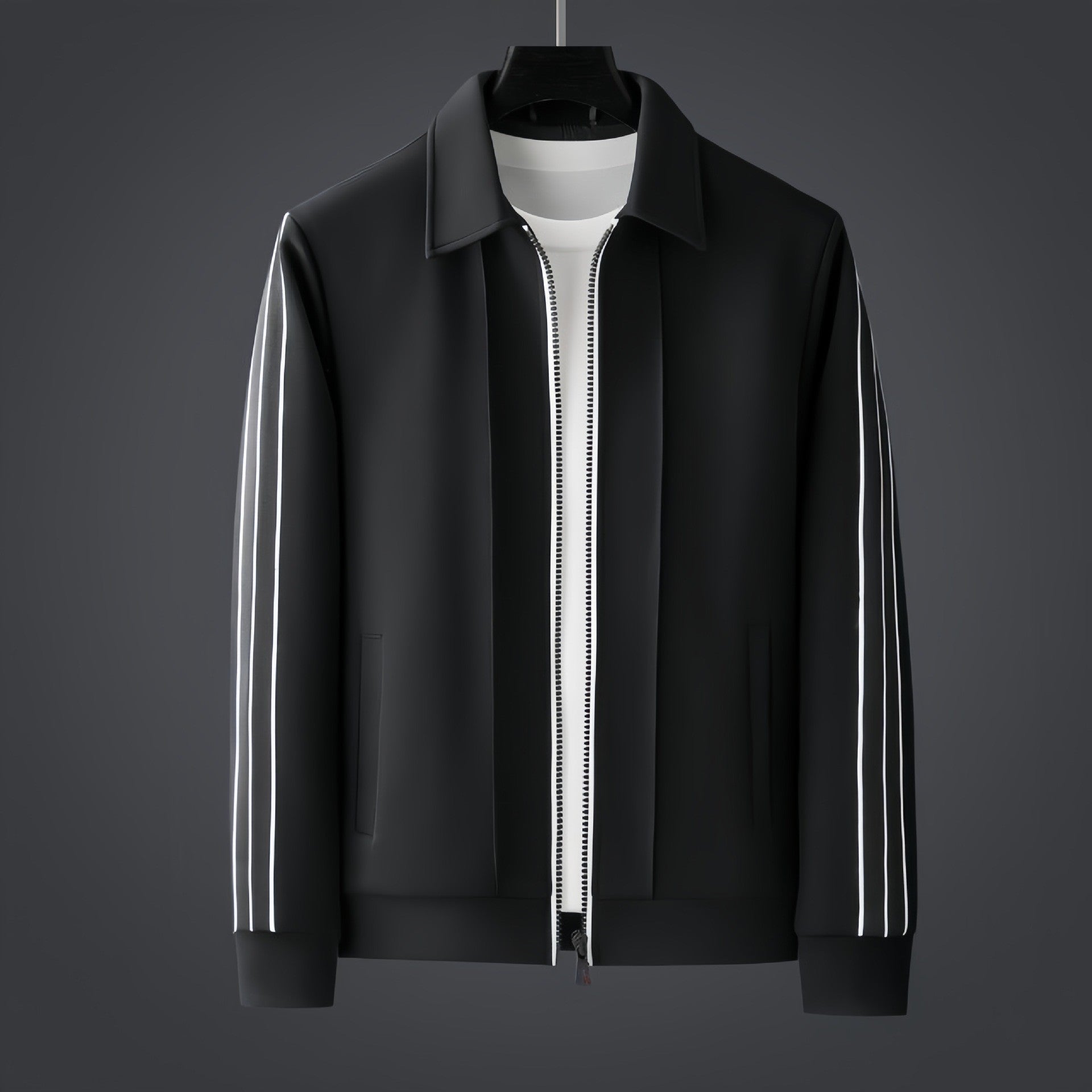 Herren Trainingsanzug Modernes Design Maximalem Komfort Schwarz - Eveloria