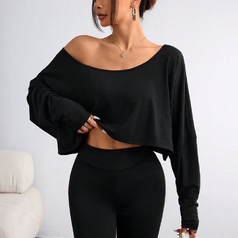 Damen Oversized Crop- Eveloria Leicht Baumwolle Weiß - Eveloria