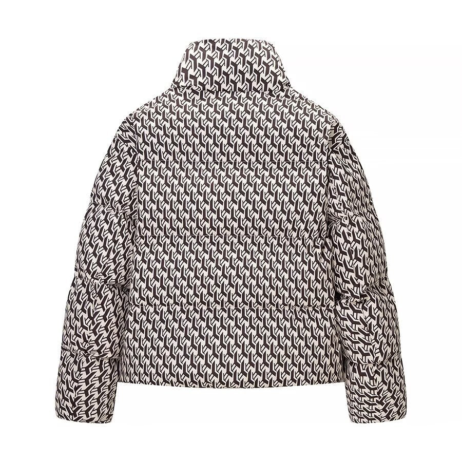 Damen Steppjacke Modernes Grafikdesign Eveloria