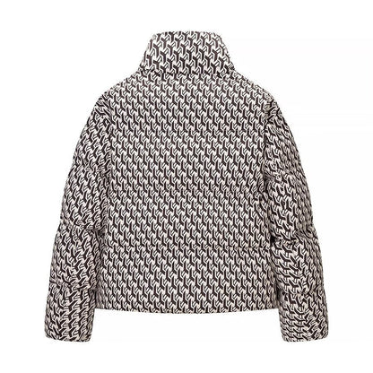 Damen Steppjacke Modernes Grafikdesign Eveloria