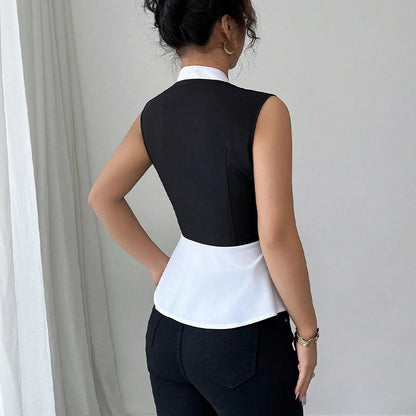 Damen Oberteil Peplum Design Eveloria
