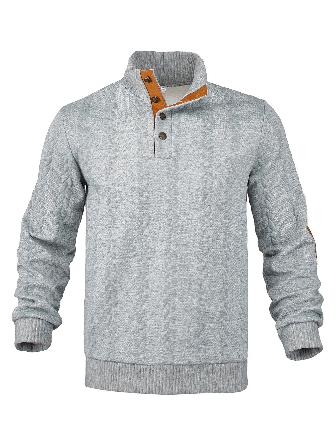 Herren Strickpullover Hoher Kragen Muster