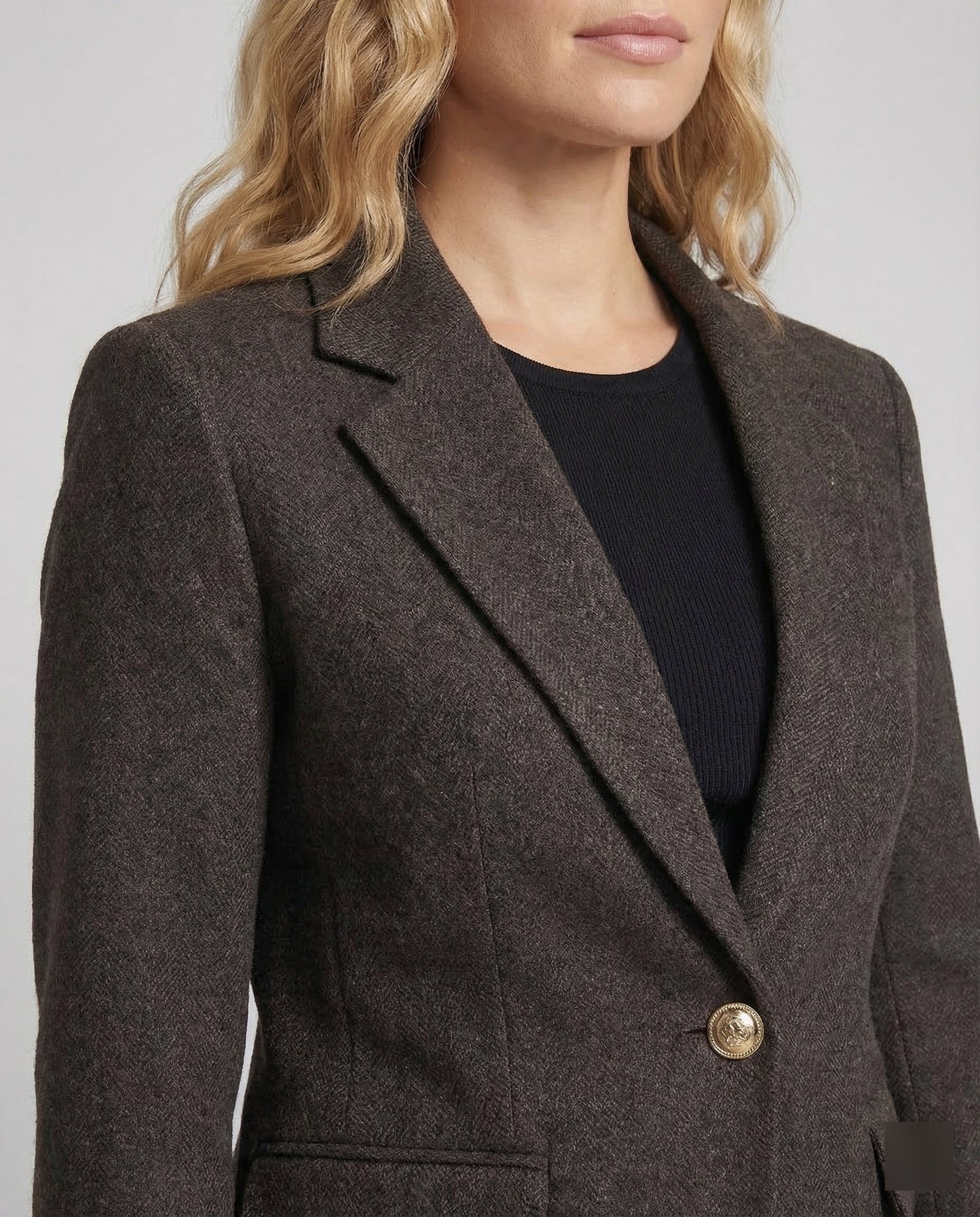 Damen Eleganter Langärmeliger Blazer