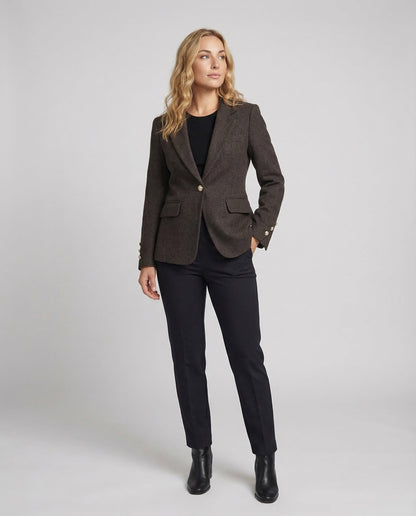 Damen Eleganter Langärmeliger Blazer