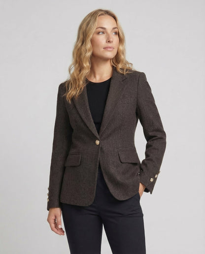 Damen Eleganter Langärmeliger Blazer