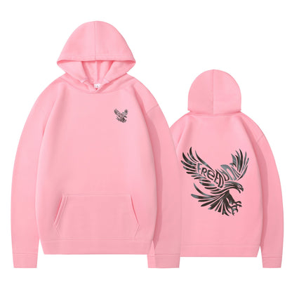 Damen Kapuzenpullover Adlerdesign Weich Eveloria