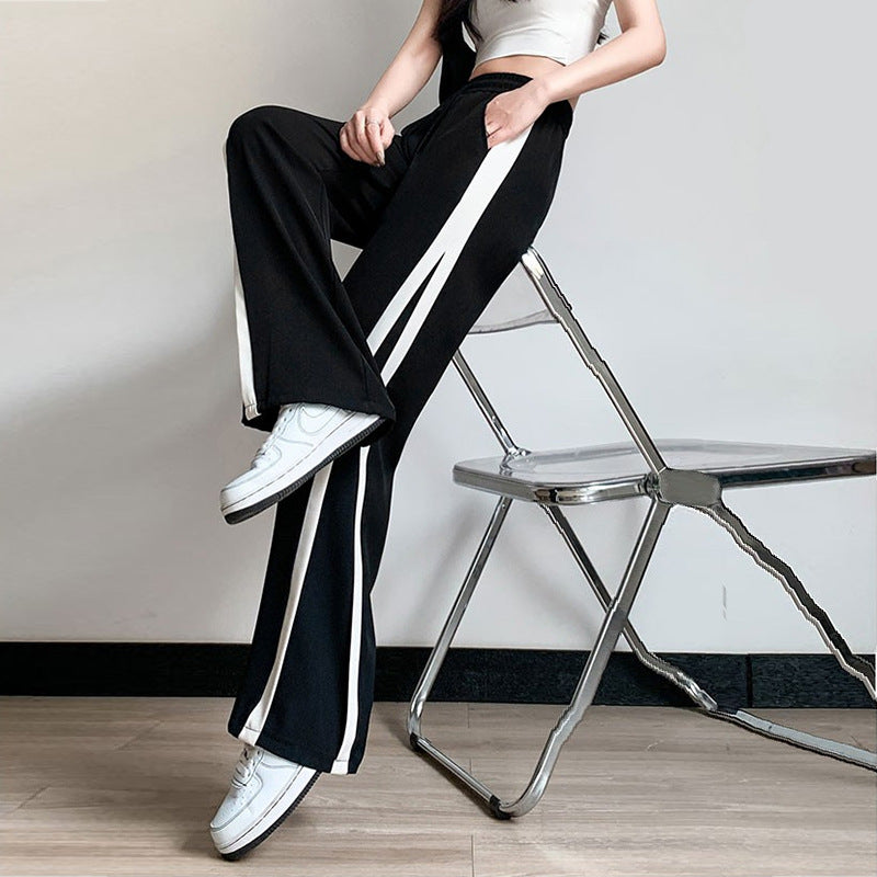Damen Sporthose mit Seitenstreifen Bequem Eveloria - Eveloria