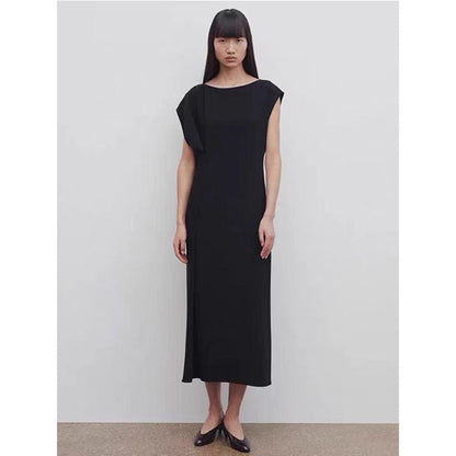 Damen Midikleid Fließend Reduzierter Schnitt Eveloria - Eveloria