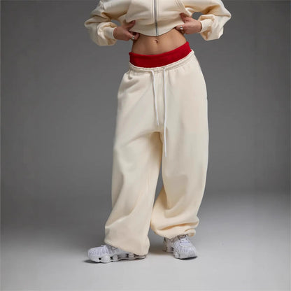 Damen Jogginghose Weite Passform Bequem Eveloria