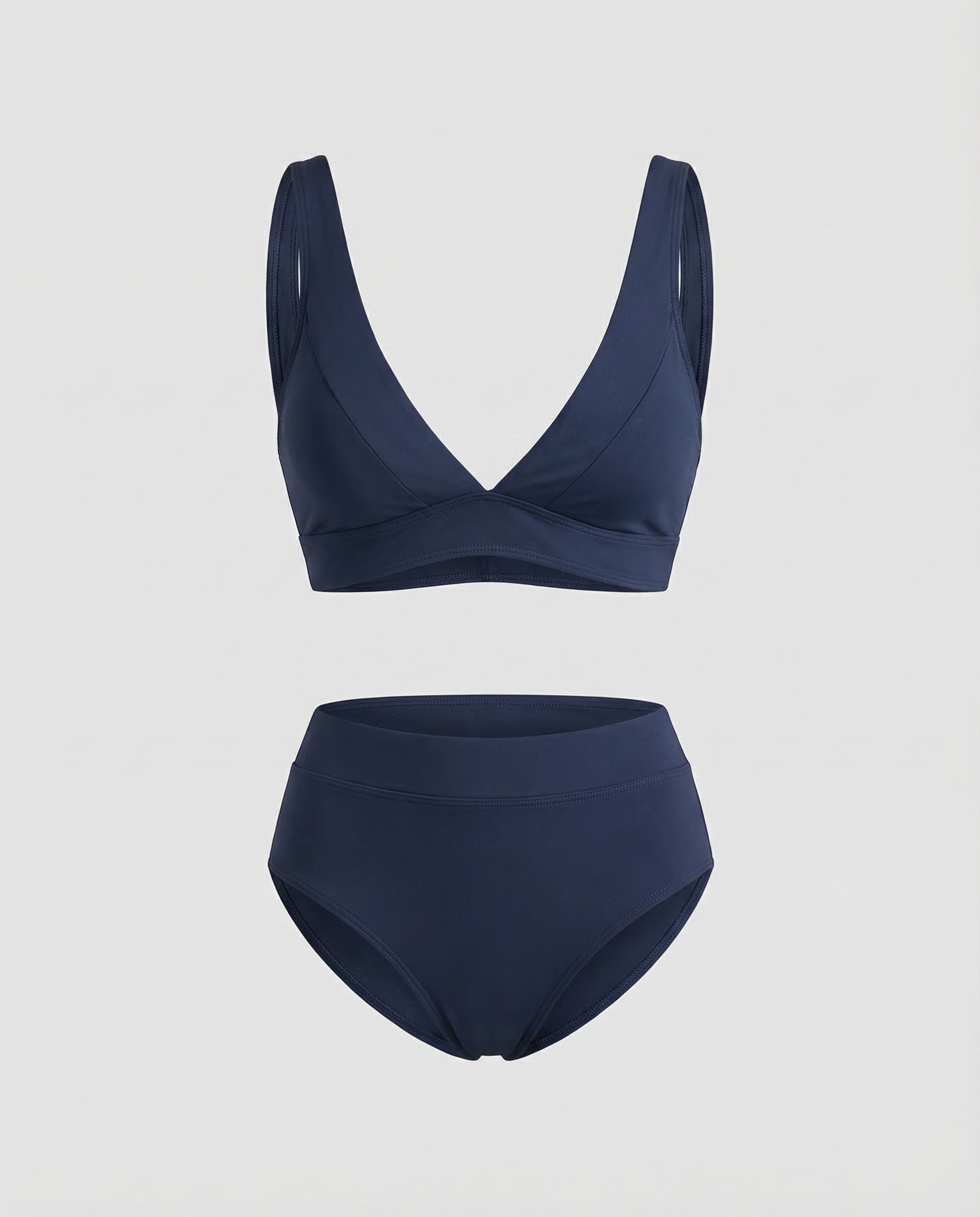 Damen Bikini V-Ausschnitt Vorgeformte Körbchen - Eveloria