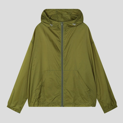Damen Regenjacke Leicht Wasserdicht mit Taschen Eveloria