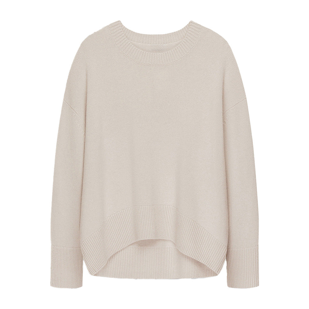 Damen Strickpullover Komfortabel Lässig Eveloria