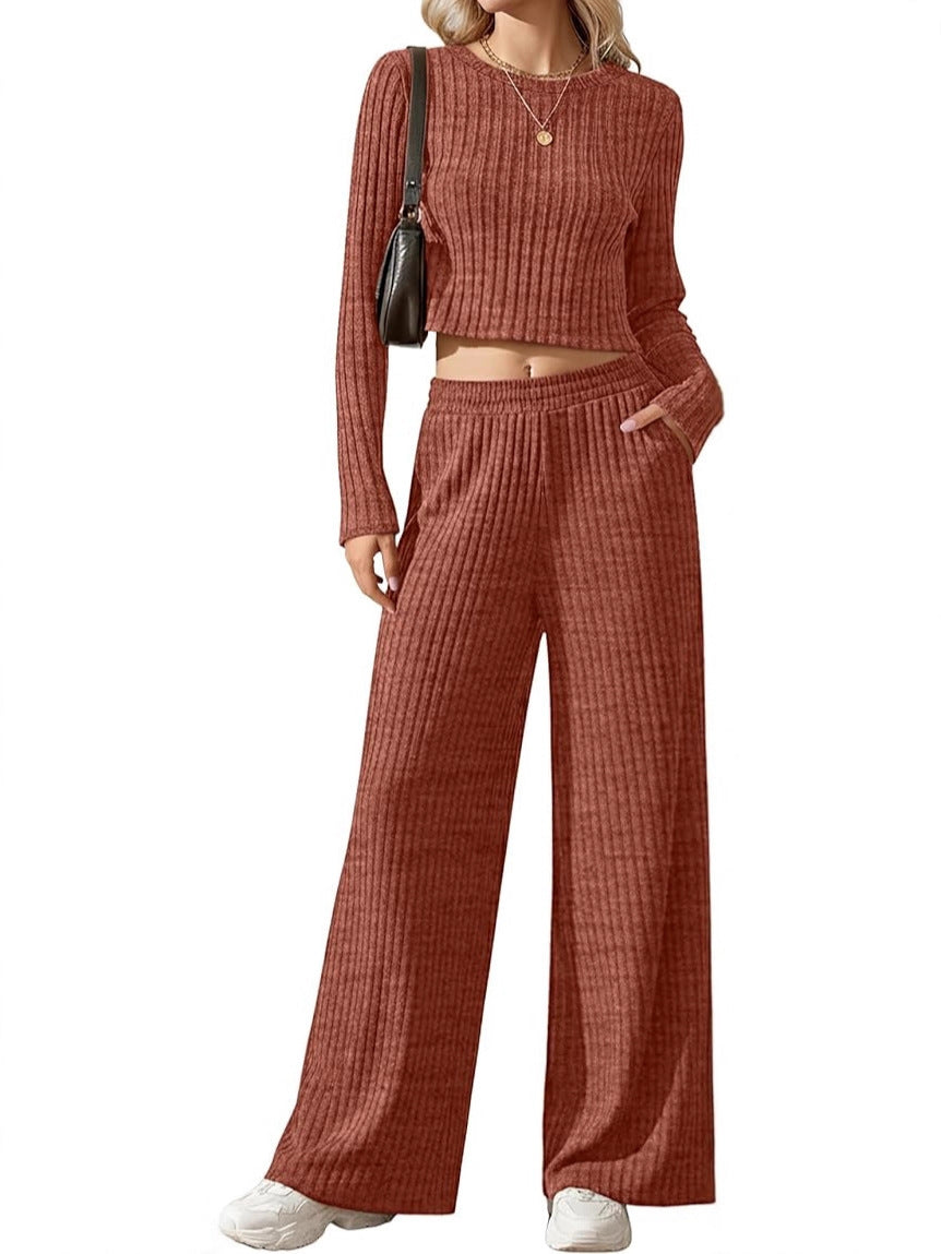 Damen Strickensemble Weites Schnitt Eveloria