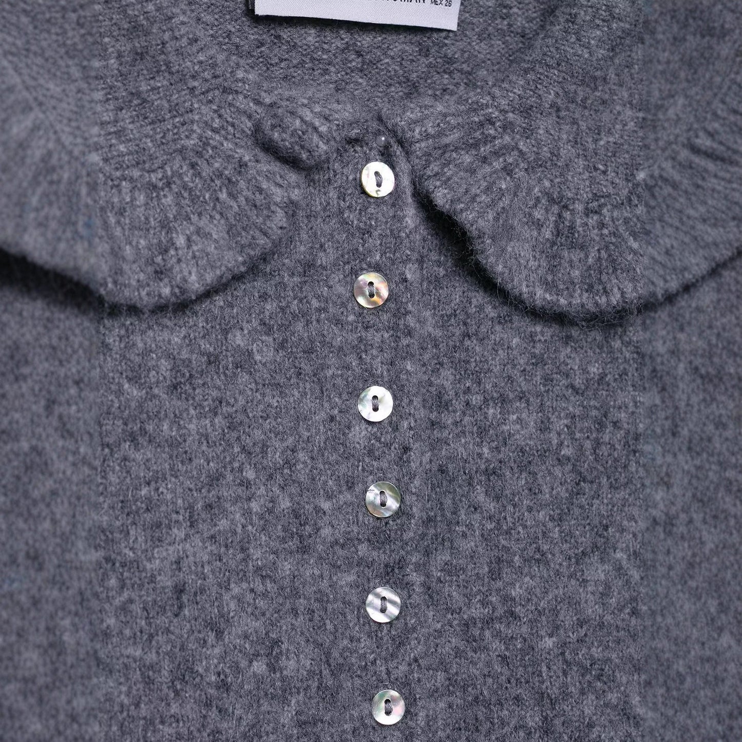 Damen Strickjacke Rüschen Eveloria