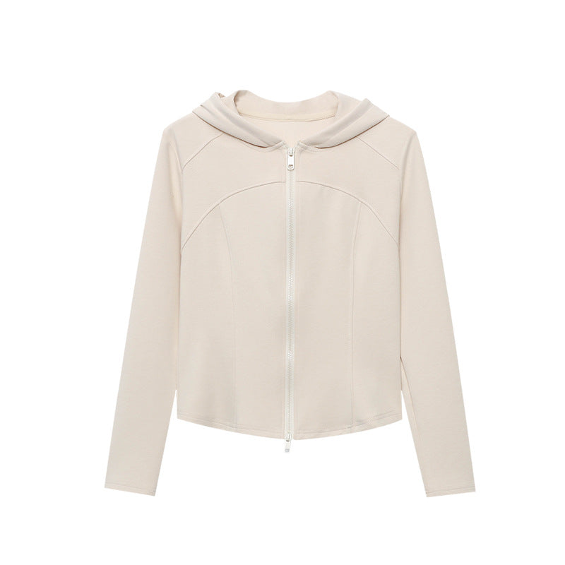 Damen Kapuzenjacke Lässig Sportlich Mit Taschen Eveloria