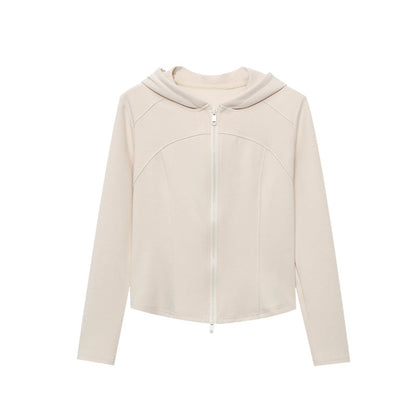 Damen Kapuzenjacke Lässig Sportlich Mit Taschen Eveloria