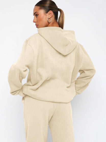 Damen Oversized Hoodie Jogger Set