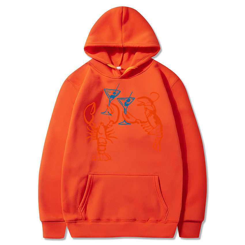 Damen Kapuzenpullover Hummer Motiv Eveloria