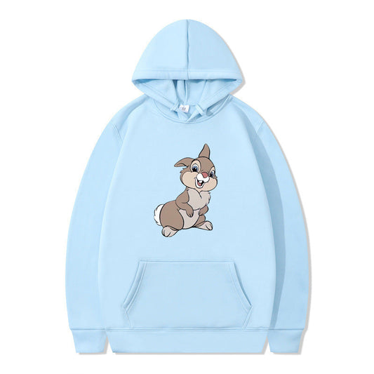 Damen Kapuzenpullover mit Hasen-Design und Kängurutaschen - Eveloria