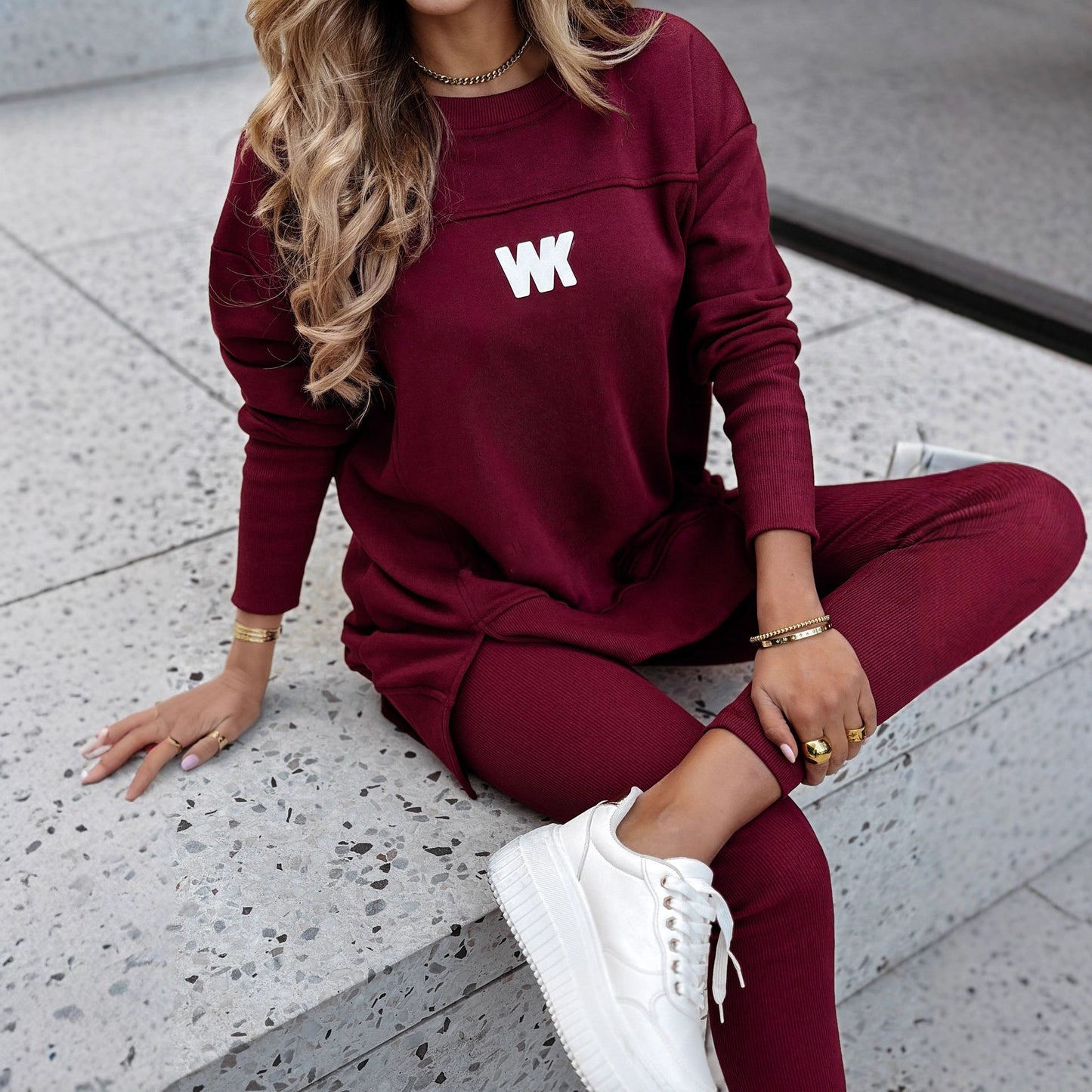 Damen Lounge-Set Atmungsaktives Material Eveloria