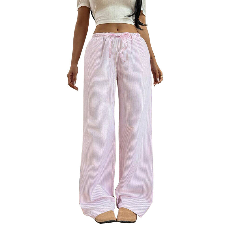 Damen Hosen Elastischer Bund Komfort Atmungsaktives Material