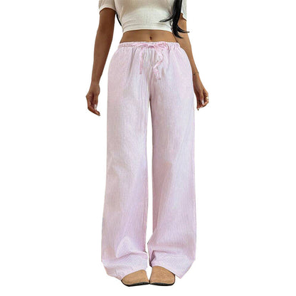 Damen Hosen Elastischer Bund Komfort Atmungsaktives Material