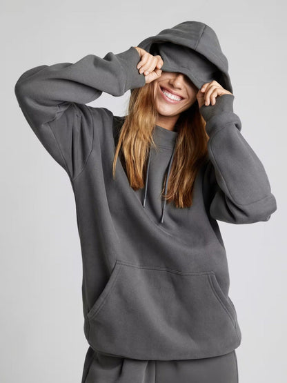Damen Hoodie mit Schlafmaske aus Fleece Eveloria