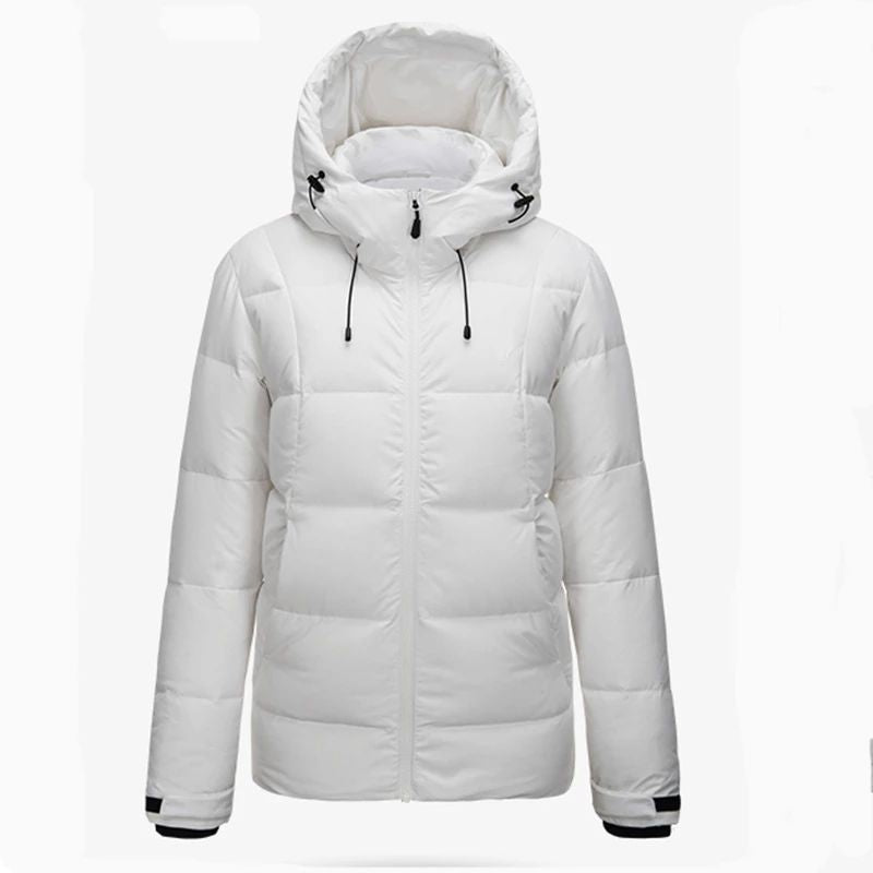 Damen Winterjacke Gesteppt Wasserabweisend Weich Eveloria