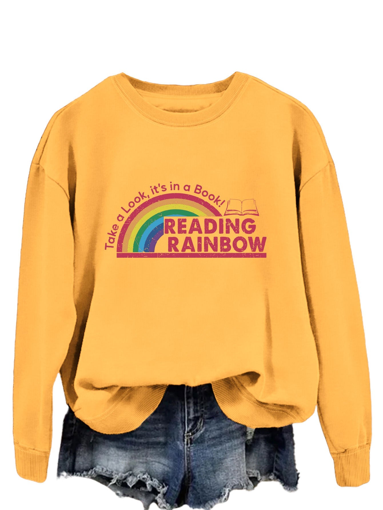Damen Sweatshirt mit einzigartigem Druck Eveloria