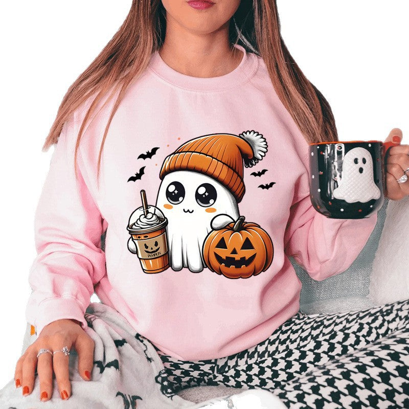 Damen Sweatshirt Halloween Grafikdesign Eveloria