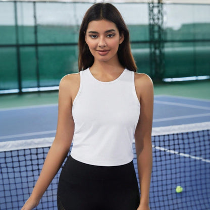 Damen Sportliches Tanktop Figurbetont Evelyn