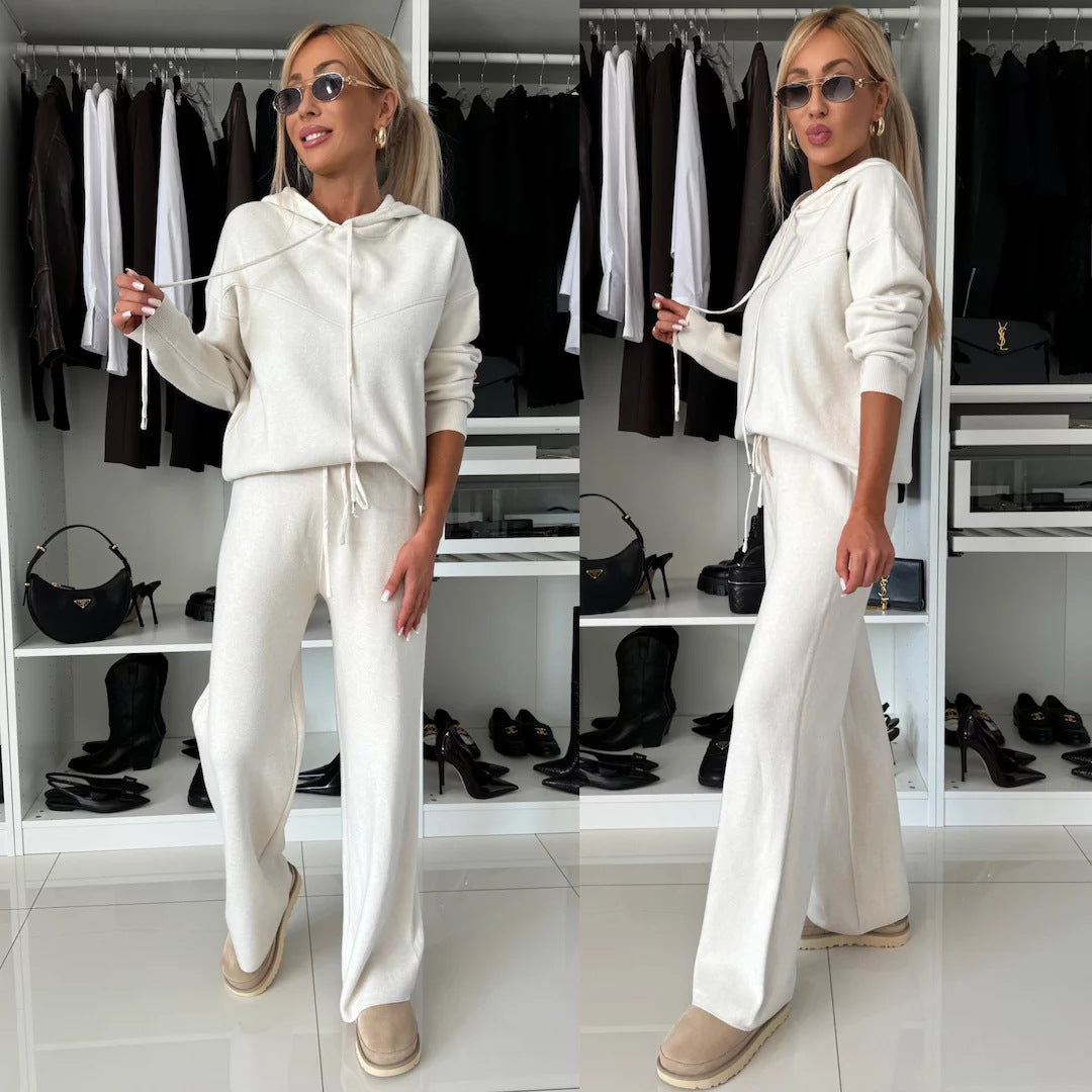 Damen Sweatshirt-Hose-Set Lässig Modern