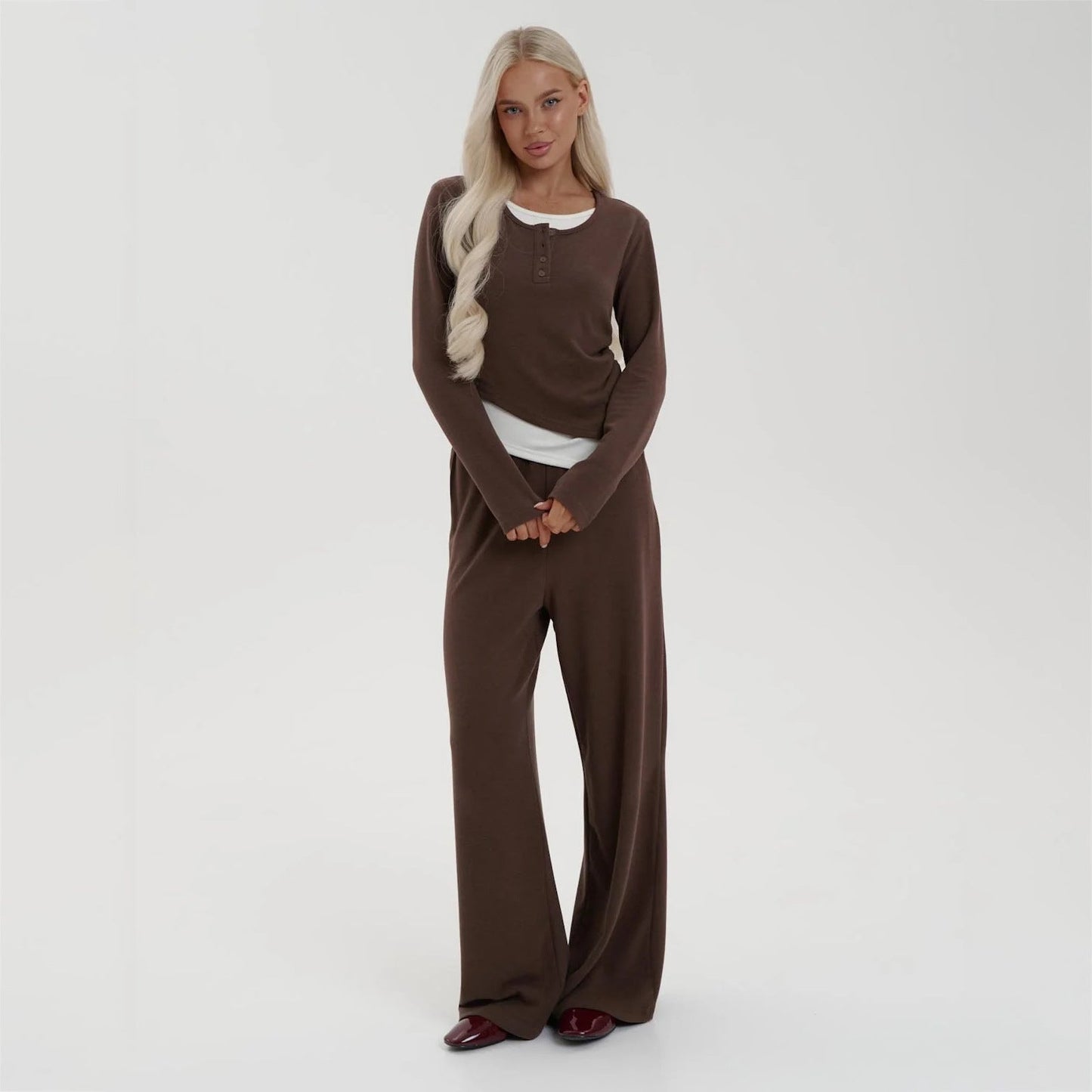 Damen Lounge-Set Eveloria Baumwolle Bequem