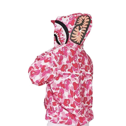 Damen Kapuzenjacke Camouflage Baumwollmix Eveloria