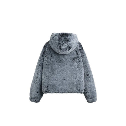 Damen Kunstpelzjacke Flauschig Eveloria
