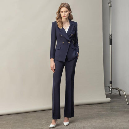Damen Eleganter Zweiknopf-Anzug Eveloria