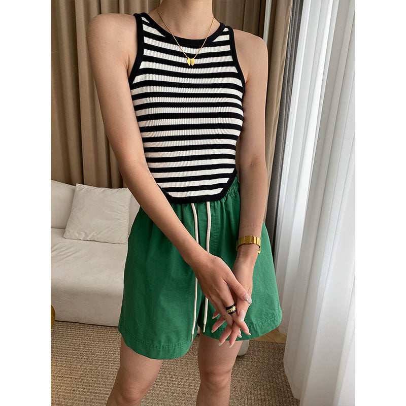Damen T-Shirt und Shorts Set mit Grafiken