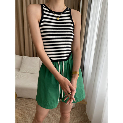 Damen T-Shirt und Shorts Set mit Grafiken